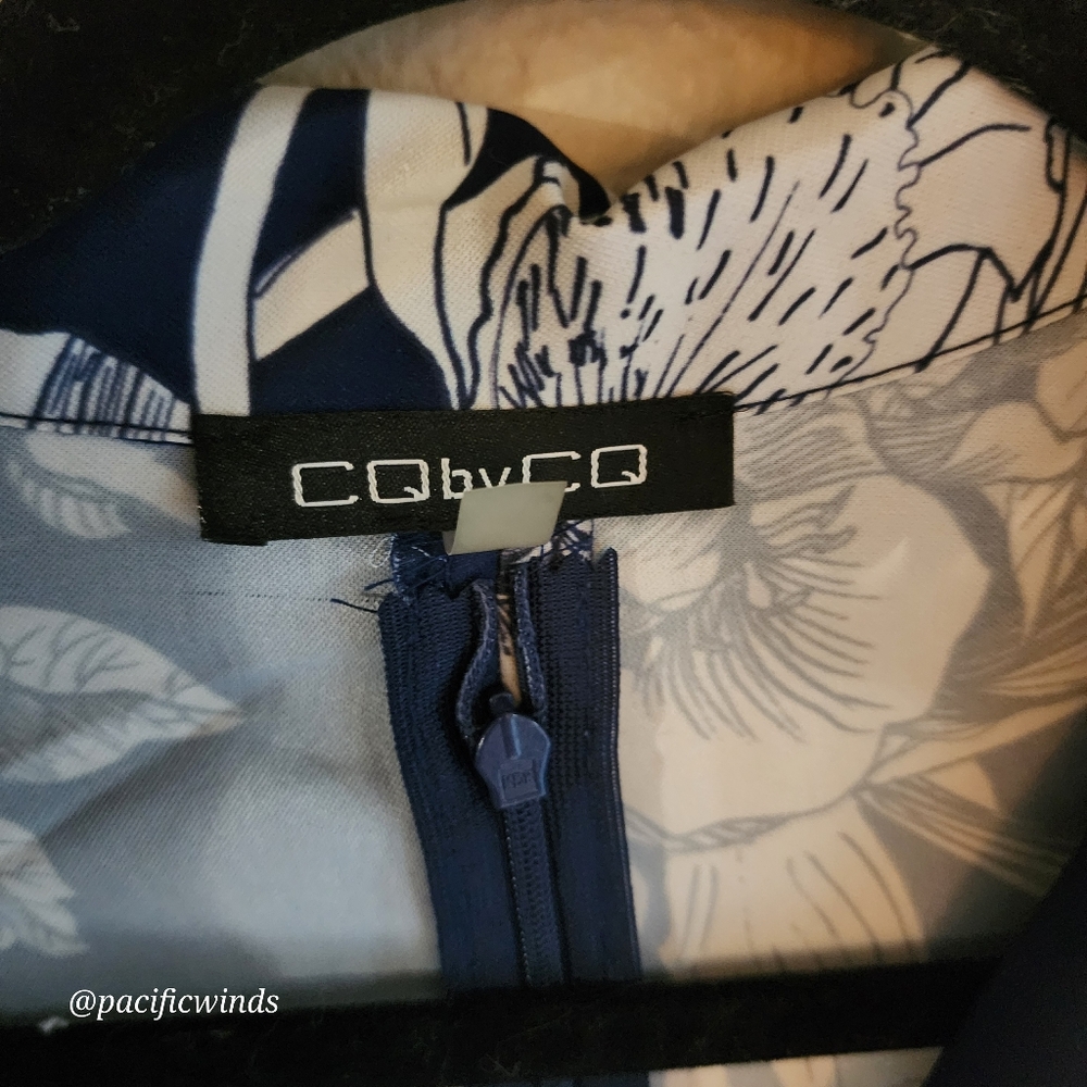 RARE! DOLMAN 3/4 SLEEVE JUMPSUIT WIDE LEG CQ BY CQ - Picture 12 of 12